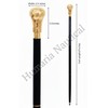 Humaira Nautical Handmade Brass Knob Walking Stick, Wooden Cane with