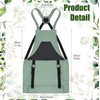 Elfzone Harvesting Apron - Gardening Aprons with Pockets,with Pockets for