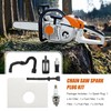 Hoypeyfiy Chain Saw Spark Plug Oil Tube Filters Kit, Replacement