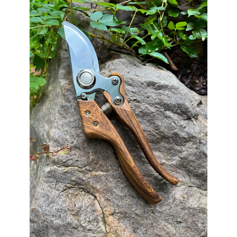 Pruning Shears, Flower Cutters for Stems, German Stainless Steel Blades,