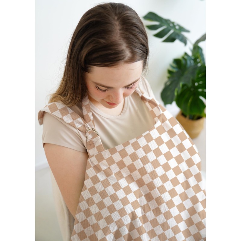 Muslin Nursing Covers for Breastfeeding, Privacy Breast Feeding Cover with