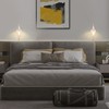 DTIEDY Hardwired Pull Chain Wall Sconce White, 1-Light Wall Light