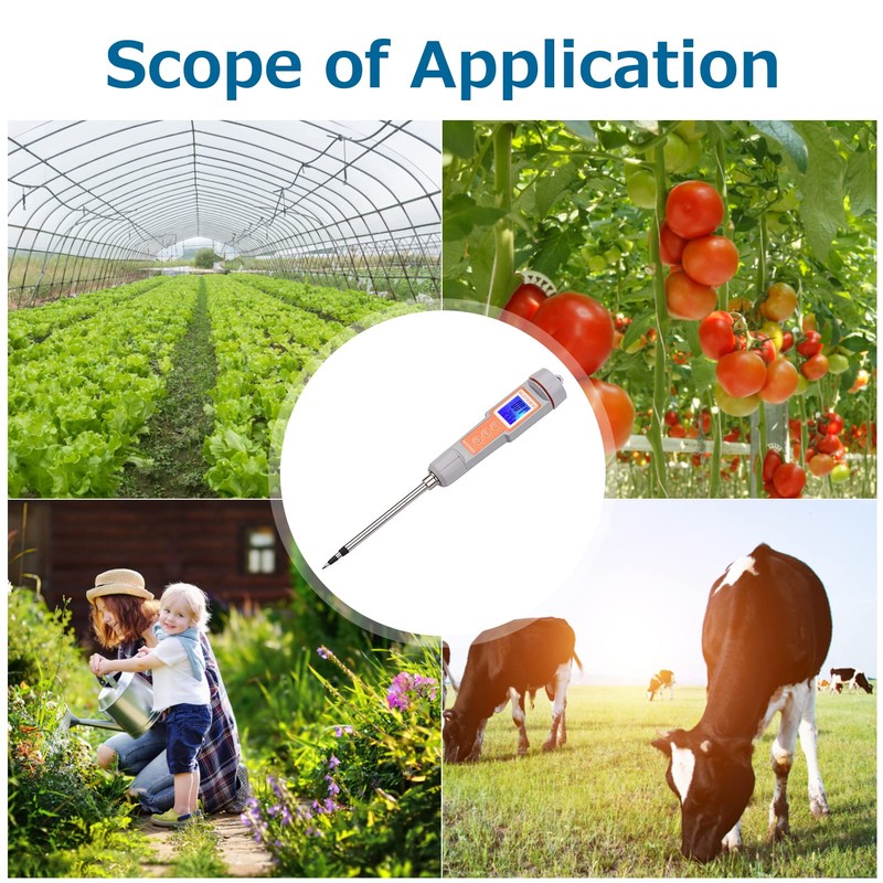 Soil Tester 3 in 1 Multifunction EC/TDS/Temperature Digital Soil Test