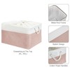Mangata Soft Fabric Storage Boxes, Multi-Size, Rectangular Container Baskets for