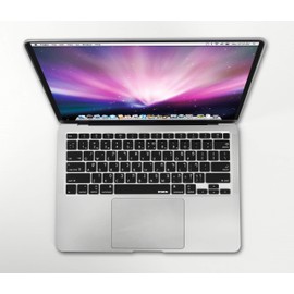 XSKN Hebrew/English Language Black US Version Silicone Keyboard Cover Skin Compatible with 2020 New MacBook Air 13.3 inch A2179 A2337 with Touch ID Retina Display Keyboard