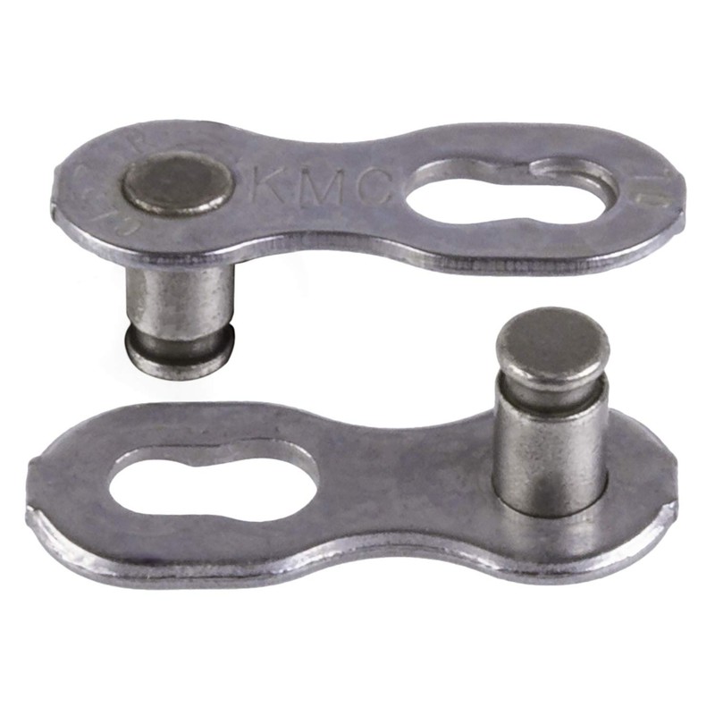 KMC Unisex's 7/8 Speed MissingLink Joining Link, Dark Silver, 7.3mm