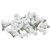 Merriway BH03594 (100 Pcs) Flat Cable Clip Twin And Earth,