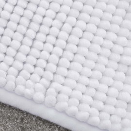 Catherine Lansfield Bobble Bath Mat Cream