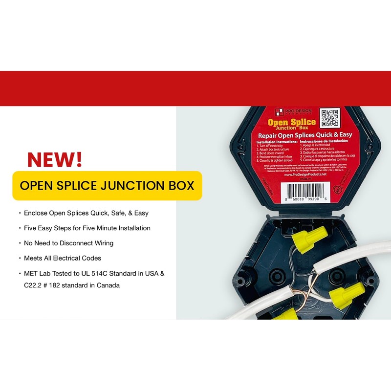 Open Splice Junction Box (10-Pack)