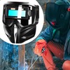 Milageto Auto Darkening Welding Glasses Face Shields Anti Splashes Eye