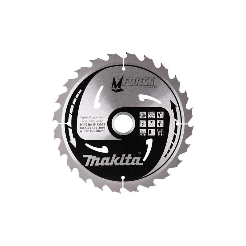Aparoli Makita Mak-Force B-32063 Circular Saw Blade 235 mm for