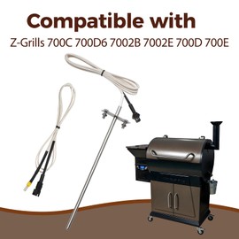 RTD Temperature Probe Sensor Compatible with Z-Grill Pellet Grill 700 Series Replace ZG-RTD-2