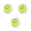 Taskar Pack of 3 Mini Round Bullseye Spirit Level Bubble