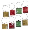 Pier 1 Imports Reindeer Drink Charm Set- (Set of 8)