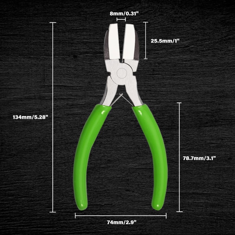 SPEEDWOX Double Nylon Jaw Pliers 5 Inches with Extra Nylon