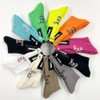 Amerib Back Logo Crew Socks, 30 Neon Green
