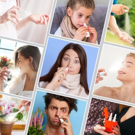 ZHWKMYP 10 Pcs Nasal Spray Bottles, 30ML/1oz Transparent Glass Refillable Fine Mist Empty Clear Nasal Spray Bottle with 2 Pcs Funnels and 2 Pcs Labels…