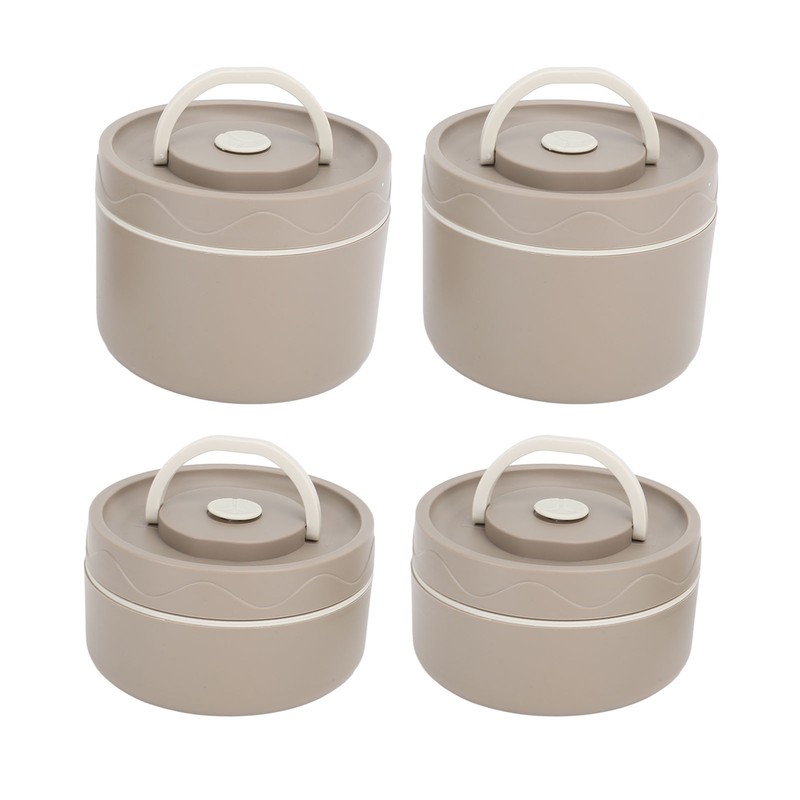 Insulated Lunch Container 304 Stainless Steel Sealed Multifunction Portable Round