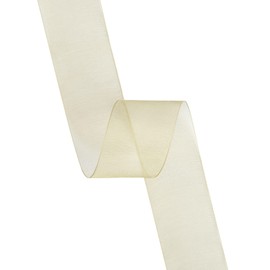 Joycrosso 1-1/2 Inch Moss Shimmer Sheer Organza Ribbon Sheer Chiffon Ribbon 50 Yards-Roll Multiple Colors Available for Gift Wrapping Wedding Events Christmas Décor