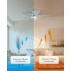 VONLUCE Ceiling Fans with Lights, 36 Inch Ceiling Fan and