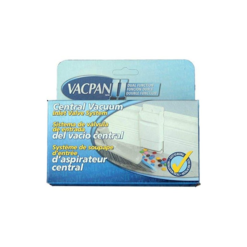Plastiflex Company VCPW02-BM Vacpan Ii, Baseboard Mount White