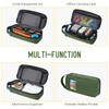 ECHSRT Big Pencil Case, Aesthetic Portable Zipper Pencil Bag with