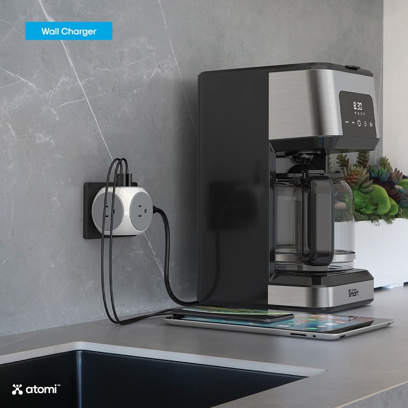 Atomi Power Cube 2-Pack – 3AC Outlets + 3 Smart