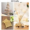 FUZVOL 10 Pcs 300mm X10mm Diameter Natural Round Wooden Dowels,Long