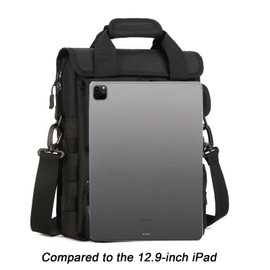 ArcEnCiel Tactical Messenger Bag Men MOLLE Sling Shoulder Pack Briefcase Gear Handbags Utility Carry Satchel （Black Camouflage）