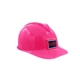 Nicky Bigs Novelties Adult Womens Plastic Construction Helmet | Pink Engineer Hard Hat | Builder Road Worker Costume Prop | Theme Party Hats