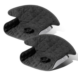 Baby Car Seat Protector for Potty Training - Prevents Diaper Leaks & Spills, with Waterproof Function, Fits Child Safety Car Seats, Strollers & High Chairs, Machine Washable & Dryer Safe (Black)