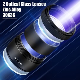 SUNJOYCO Jewelers Loupe, 5PCS Magnifying Glass Eye Loupe, 5X 10X 15X 20X Monocular for Watchmaker Electronics Repair