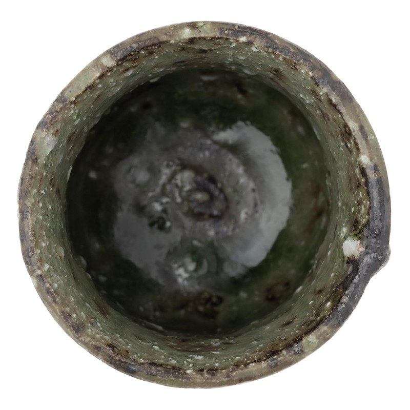 Marui Seikyo MR-3-4002 Shigaraki Ware Hechamon Tea Cup, Capacity Approx.