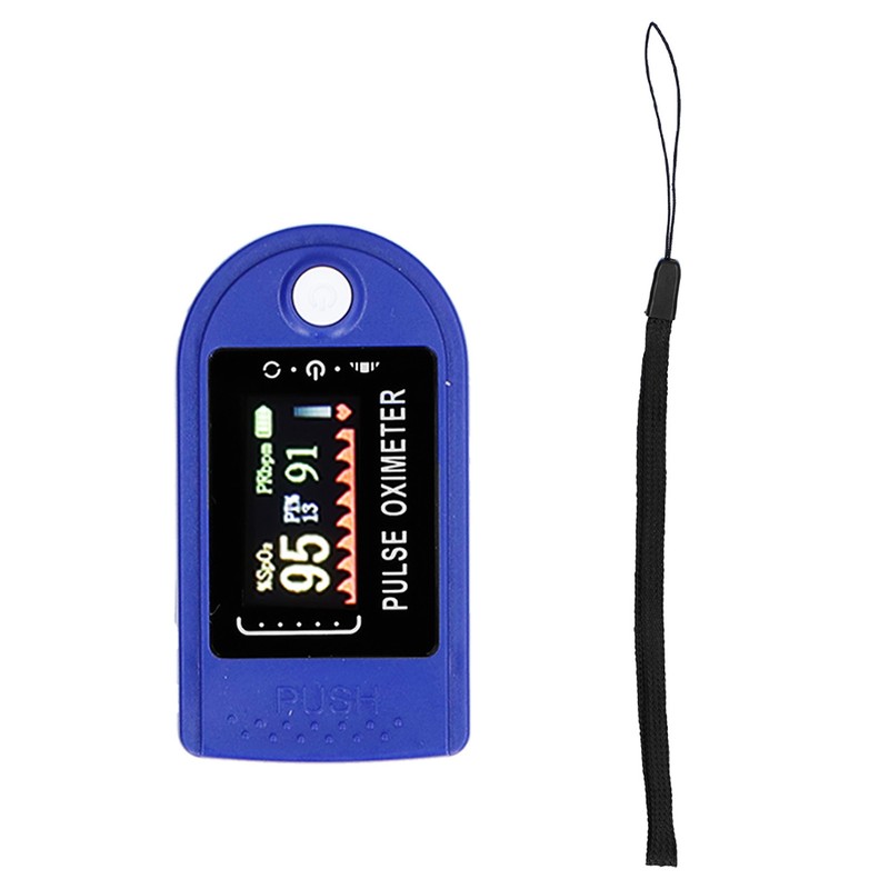 Oximeter Finger Fingertip Portable Blood Oxygen Saturation Pulse Heart Rate