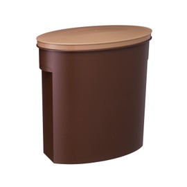 Isetou Isetou Rice Bag Storage Case, 11.0 lbs (5 kg), Brown