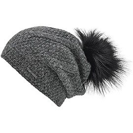 CHILLOUTS Women's Ann-Christin Hat Beanie, Dark Grey, Einheitsgröße