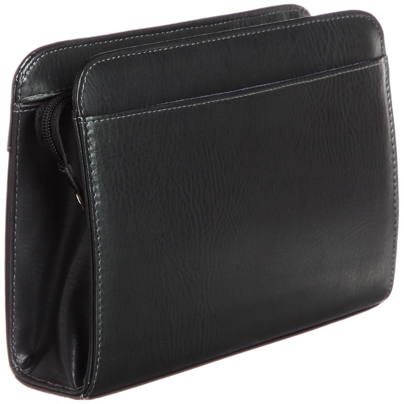 McLeger 21856 Men's Lightweight Second Bag Pouch, Black