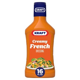 Kraft Creamy French Salad Dressing, 16 fl oz Bottle