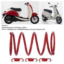Keenso Clutch Springs, 1000 RPM Torque Spring Racing Torque Spring Clutch Springs Replacement for GY6 139QMB 1P39QMB Engine Moped ATV Car and Motorcycle Parts, As shown in the picture