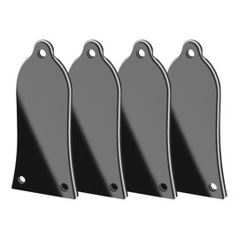 EMSea 4 Pieces Guitar Truss Rod Cover Replacement 3 Holes Plastic Truss Rod Cover for Guitar Bass Replacement Part Guitar Accessories
