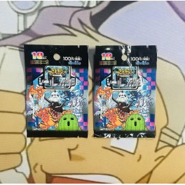 1999 Digimon 2 Sticker Pack Lot Sealed Ensky/Amada