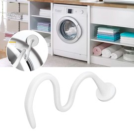 Front Loading Washing Machine Door Support, Flexible Washing Machine Door Support, Magnetic Washing Machine Door Holder, Universal for Front Loading Washing Machine, Washing Machine Door Hold Open (White)