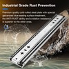 REGUDA Heavy Duty Drawer Slides Full Extension Locking Runners with