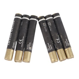 Oil Pastel, 6 Multi-Purpose Oil Crayons in Bright Colors DIY (Gold)