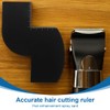 LQIOACU S Shaped Ruler for Men Haircuts Beard Comb for