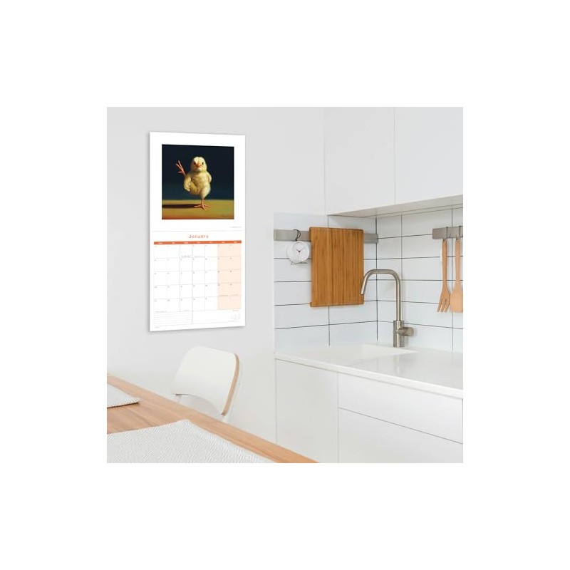 2025 Yoga Chick Square Calendar