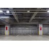 Red Surface-Mounted Fire Extinguisher Cabinet with Red Pull-Cover for 2