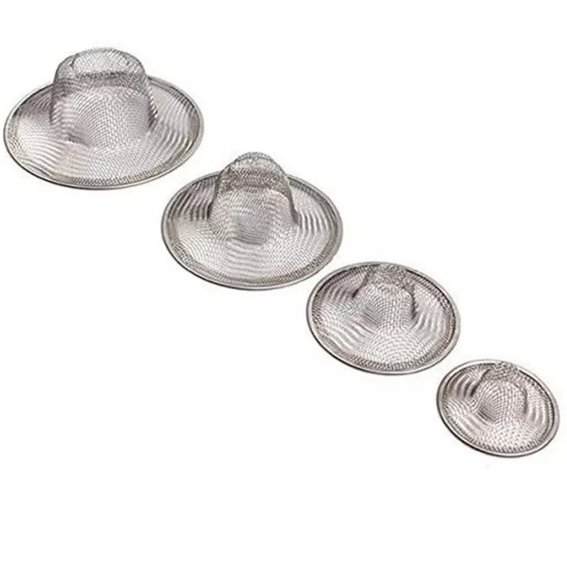 Topzone Stainless Steel Sink Strainer Set- 4 Pieces, Fits Most