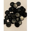 100 3/4" Black Plastic Flush Type Hole Plugs 1" Head