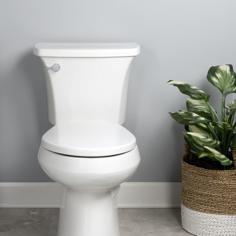 Mayfair Greenleaf Modern Toilet Seat, Recycled Plastic, Slow Close, Easy